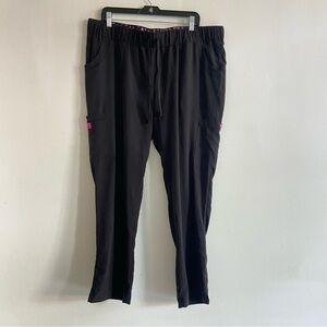 KOI Betsey Johnson Women’s Buttercup Black Scrub Pants